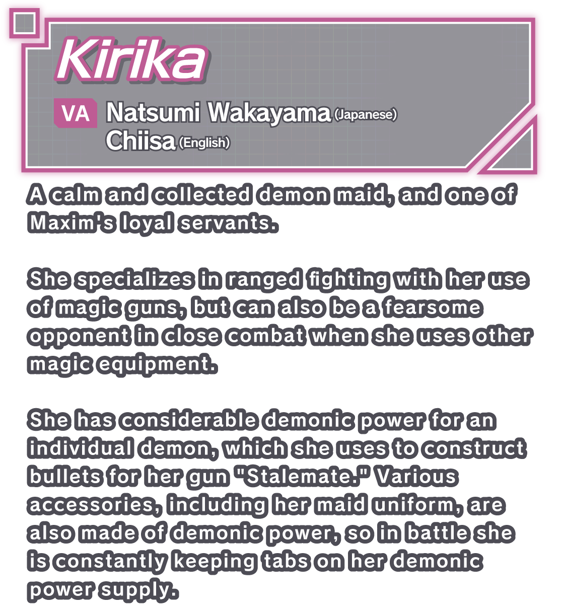 Kirika/VA - Natsumi Wakayama