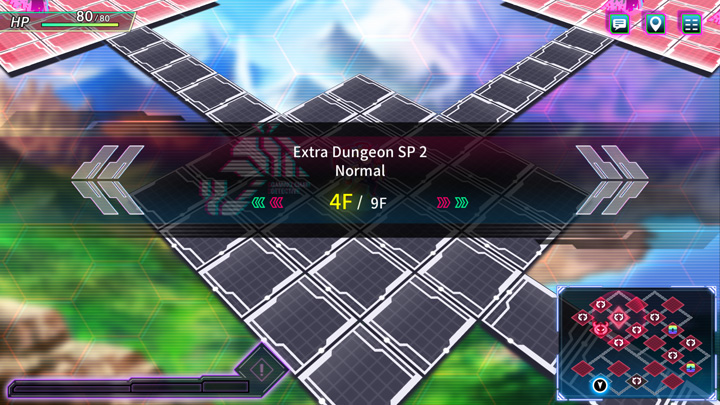 Extra Dungeon SP 2 has 9 floors instead of the usual 3.