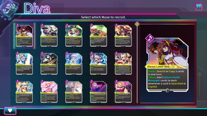 You can now choose which Muse to start with on Weekly Dungeons.
