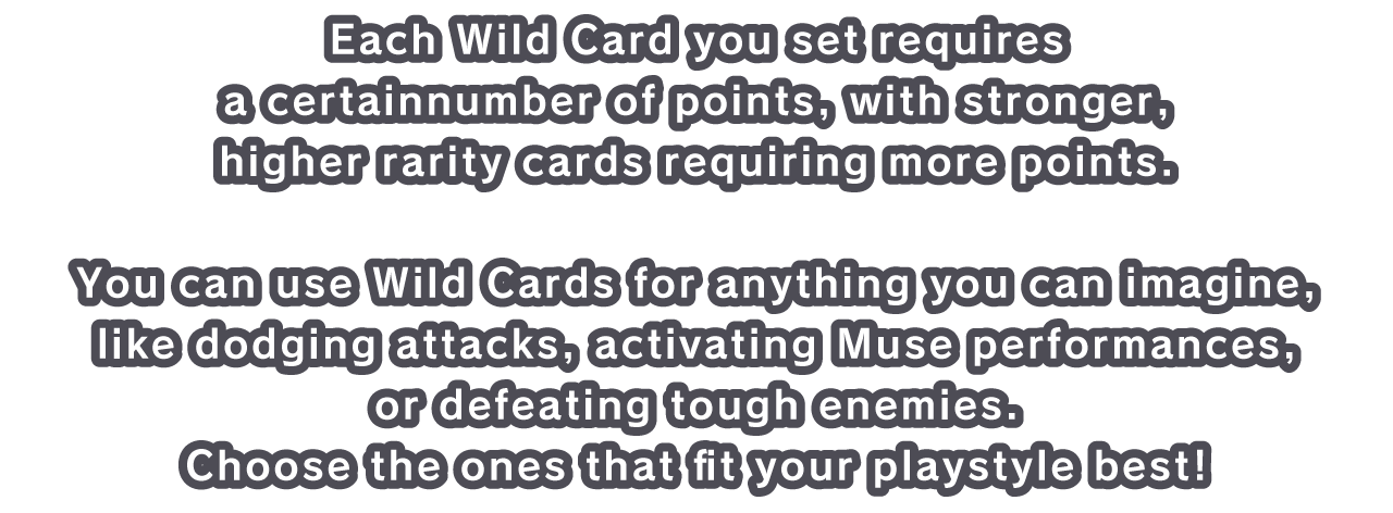 Each Wild Card you set requires a certain number of points, with stronger, higher rarity cards requiring more points.