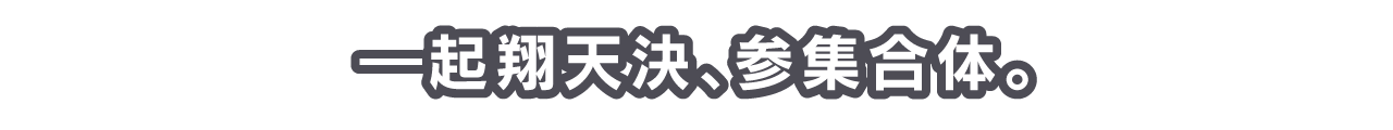 ―起翔天決、参集合体。